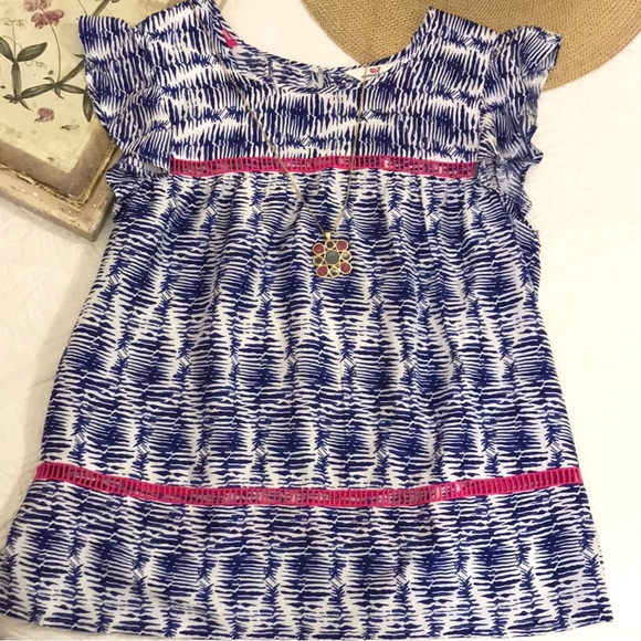 Vineyard Vines Flutter Sleeve Top - Picture 8 of 15